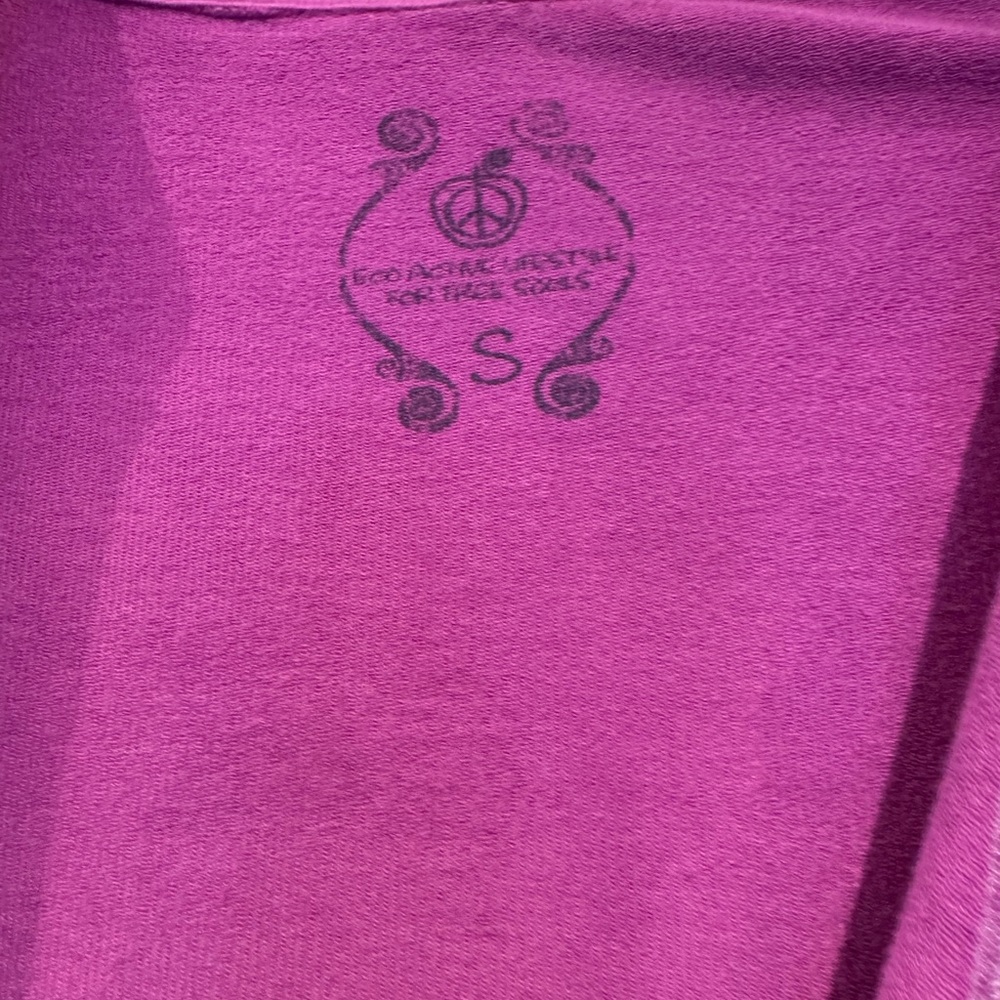 Green Apple 🍏 Yoga Wear - Bamboo Ombre Open Cardigan one size - Berry - NWT - Picture 3 of 4